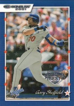 2001 Donruss - Baseball's Best Silver #51 Gary Sheffield  Front