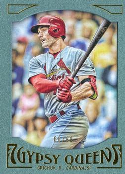 2016 Topps Gypsy Queen - Framed Green #39 Randal Grichuk Front