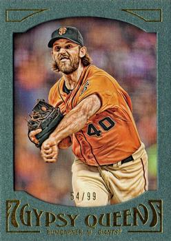 2016 Topps Gypsy Queen - Framed Green #59 Madison Bumgarner Front