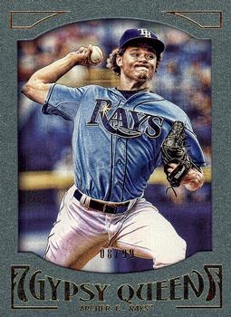 2016 Topps Gypsy Queen - Framed Green #91 Chris Archer Front