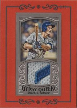 2016 Topps Gypsy Queen - Mini Relic Black #GMR-CSE Corey Seager Front