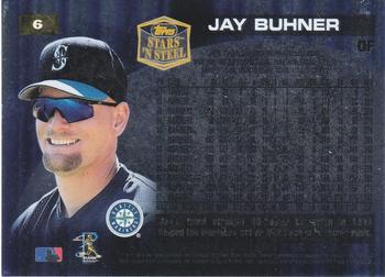 1998 Topps Stars ‘N Steel #6 Jay Buhner Back