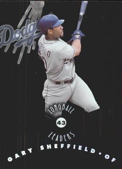 2001 Donruss - Longball Leaders #LL-17 Gary Sheffield  Front