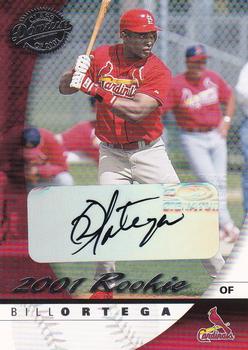 2001 Donruss Class of 2001 - Rookie Autographs #158 Bill Ortega Front