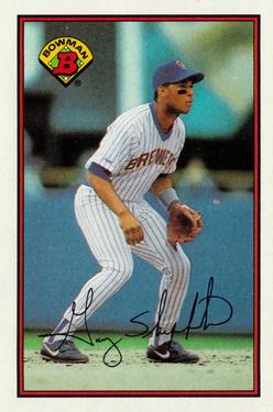 1989 Bowman #142 Gary Sheffield Front