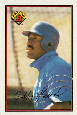 1989 Bowman #218 Jeffrey Leonard Front