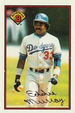 1989 Bowman #346 Eddie Murray Front