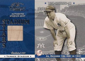 2001 Donruss Classics - Stadium Stars #SS-7 Lou Gehrig Front