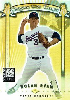 2001 Donruss Elite - Passing the Torch #PT-11 Nolan Ryan  Front