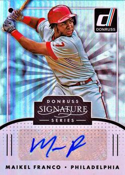 2016 Donruss - Signature Series #SGS-MF Maikel Franco Front