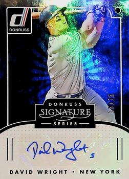 2016 Donruss - Signature Series Blue #SGS-DW David Wright Front