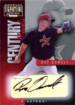 2001 Donruss Signature - Century Marks #NNO Roy Oswalt Front