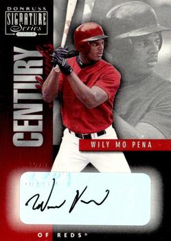 2001 Donruss Signature - Century Marks #NNO Wily Mo Pena Front