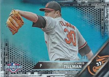 2016 Topps Opening Day - Black #OD-27 Chris Tillman Front