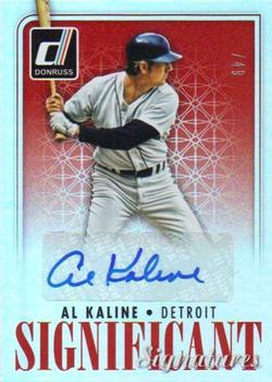 2016 Donruss - Significant Signatures Red #SIG-AK Al Kaline Front