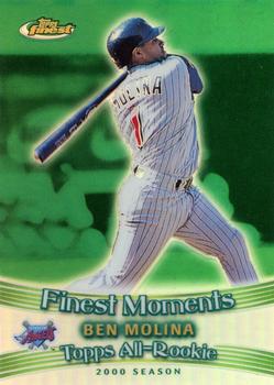 2001 Finest - Finest Moments Refractors #FM8 Bengie Molina Front