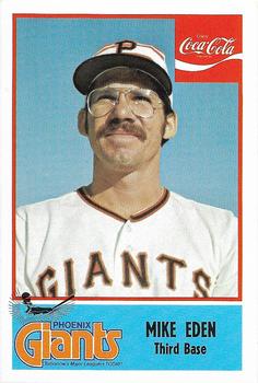 1976 Cramer Phoenix Giants #NNO Mike Eden Front