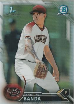 2016 Bowman - Chrome Prospects Refractor #BCP51 Anthony Banda Front