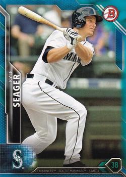 2016 Bowman - Blue #112 Kyle Seager Front