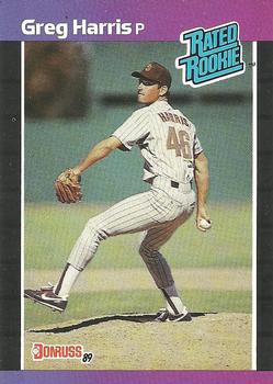 1989 Donruss #34 Greg Harris Front