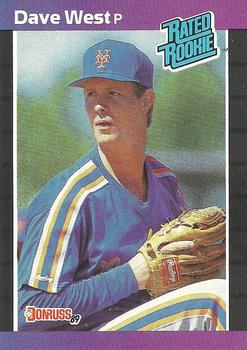 1989 Donruss #41 Dave West Front