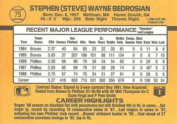 1989 Donruss #75 Steve Bedrosian Back