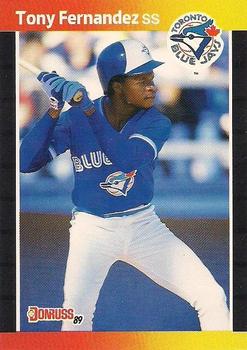 1989 Donruss #206 Tony Fernandez Front