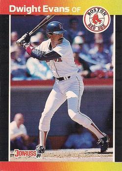 1989 Donruss #240 Dwight Evans Front