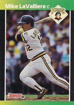 1989 Donruss #244 Mike LaValliere Front