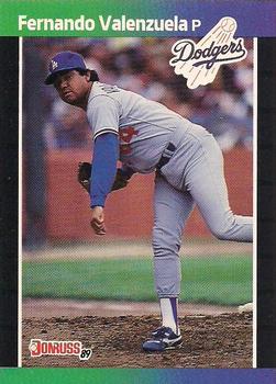 1989 Donruss #250 Fernando Valenzuela Front