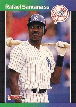 1989 Donruss #309 Rafael Santana Front