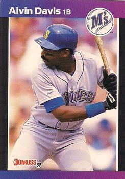 1989 Donruss #345 Alvin Davis Front