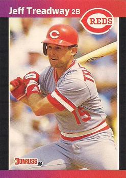 1989 Donruss #351 Jeff Treadway Front