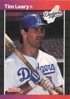 1989 Donruss #552 Tim Leary Front