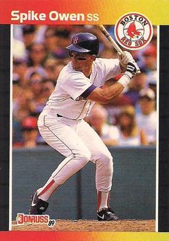 1989 Donruss #593 Spike Owen Front