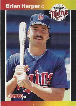 1989 Donruss #641 Brian Harper Front