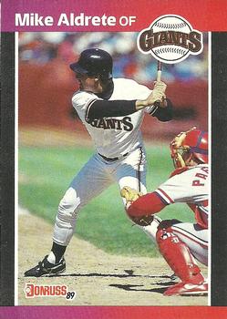 1989 Donruss #140 Mike Aldrete Front