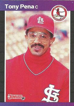 1989 Donruss #163 Tony Pena Front