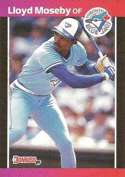 1989 Donruss #231 Lloyd Moseby Front