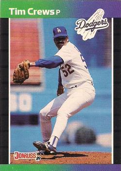 1989 Donruss #486 Tim Crews Front