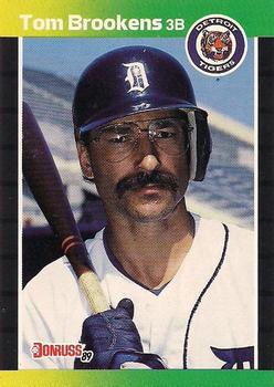 1989 Donruss #508 Tom Brookens Front