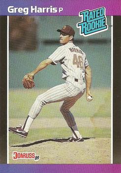 1989 Donruss #34 Greg Harris Front