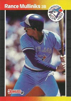 1989 Donruss #87 Rance Mulliniks Front