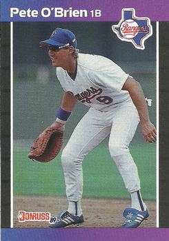 1989 Donruss #107 Pete O'Brien Front