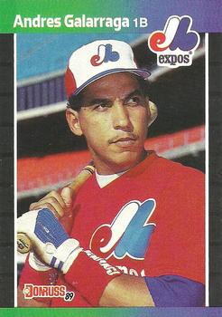 1989 Donruss #130 Andres Galarraga Front