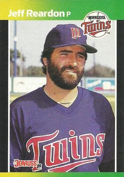 1989 Donruss #155 Jeff Reardon Front