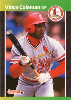 1989 Donruss #181 Vince Coleman Front