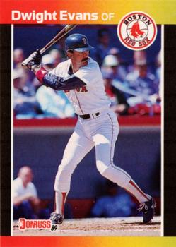 1989 Donruss #240 Dwight Evans Front