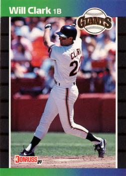 1989 Donruss #249 Will Clark Front