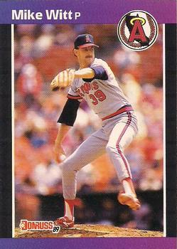 1989 Donruss #372 Mike Witt Front